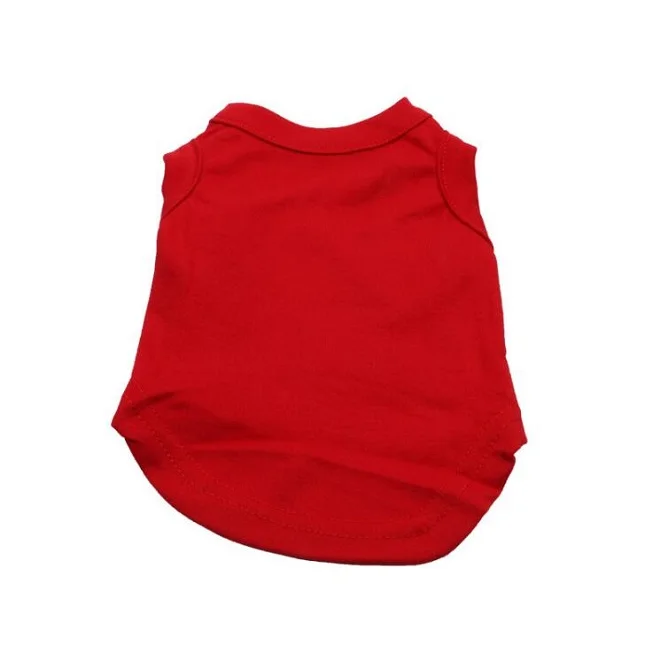 Spring Summer Teddy Blank Tshirt Clothes Cute Puppy Wholesale Plain