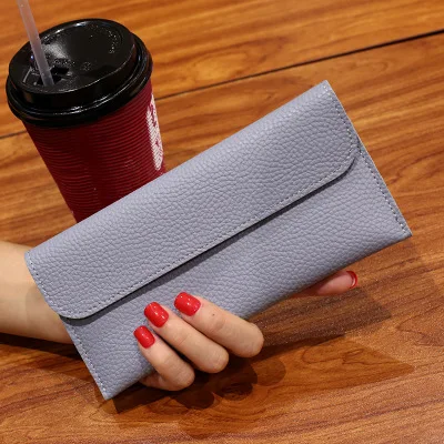 JLB004 Мода pu кожаный тонкий кошелек для женщин