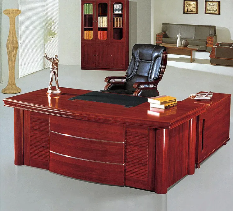 Melamine Panel Old Fashioned Executive Fancy P Shape Office Desk - Buy