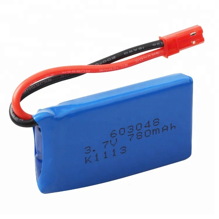 3.7V DC Rechargeable Polymer Lithium Battery (603040 6×30×40.5mm 800mAh) per DIY Sostituzione della batteria da 3,7-5 V per prodotti