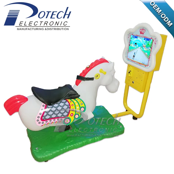 Kids Machine Horse Racing Game Machine 3d Coin Operated Indoor