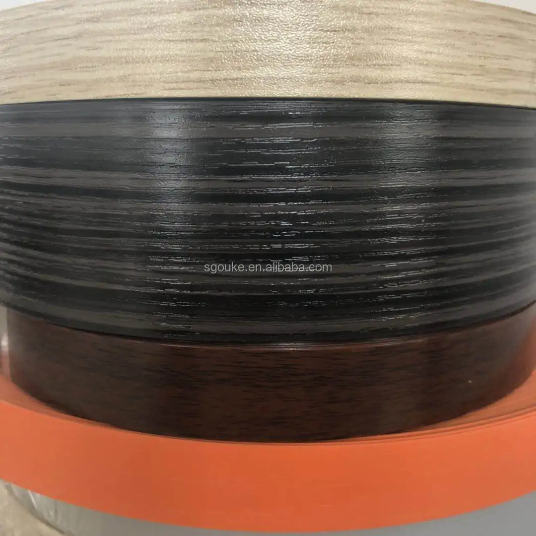 3mm 5mm Pvc Edge Banding To Nigeria Market Use For Plywood,Wood Grain