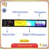 Bus internal ads 28 " outdoor lcd display