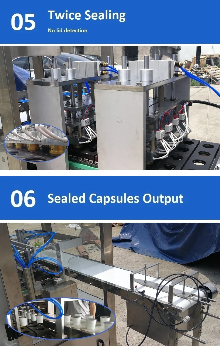 11 KFP-8 Automatic K-CUP coffee capsule filling and sealing machine