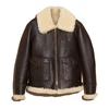 Large Quantity Winter Bomber Leather Jacket Men