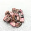 Big Size Pebbles High Quality Rhodonite Natural Crystal Gravel Gemstone Cubes for Sale
