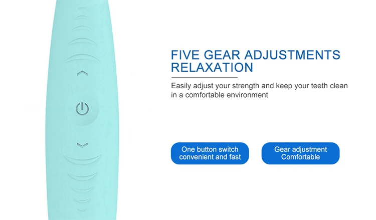 Portable chargeable waterproof mini ultrasonic electric tooth cleaner for tooth care