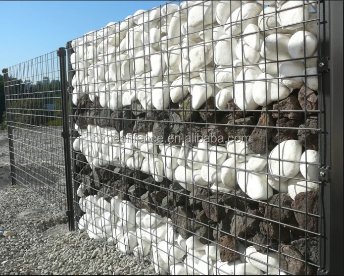 Newly Designed Powder Coated Welded Decorative Gabion Wall,Welded
