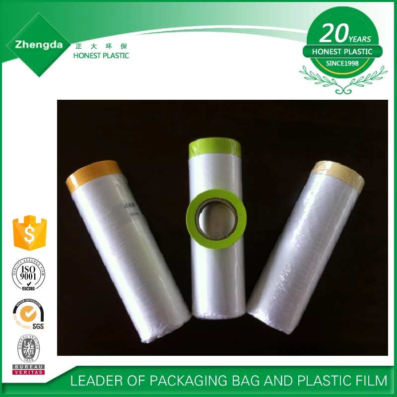 Car Paint Plastic Film Cover Tapes Masking Film Buy Car Paint Plastic