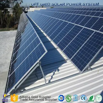 Industrial Power Solution 100kw Solar Energy Plant With High