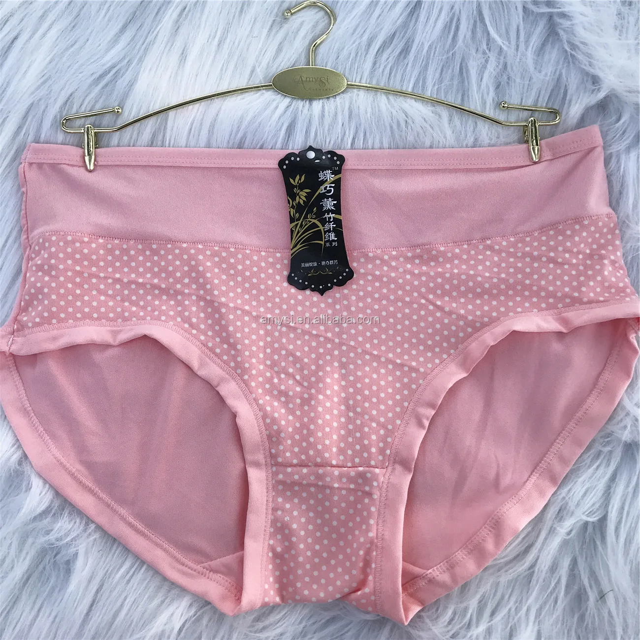 0.42 Dollars Nk044 Fat Women Big Waist Cotton Womens Thong Panties