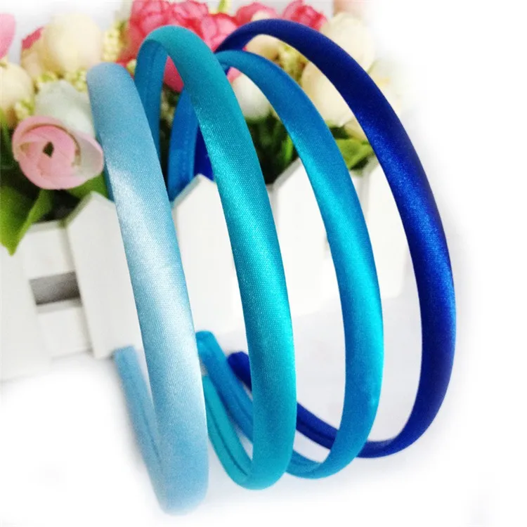 Cheap Sale Satin Covered Plastic Headbands In Bulk Buy Hard Plastic