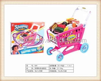 plastic shopping trolley toy