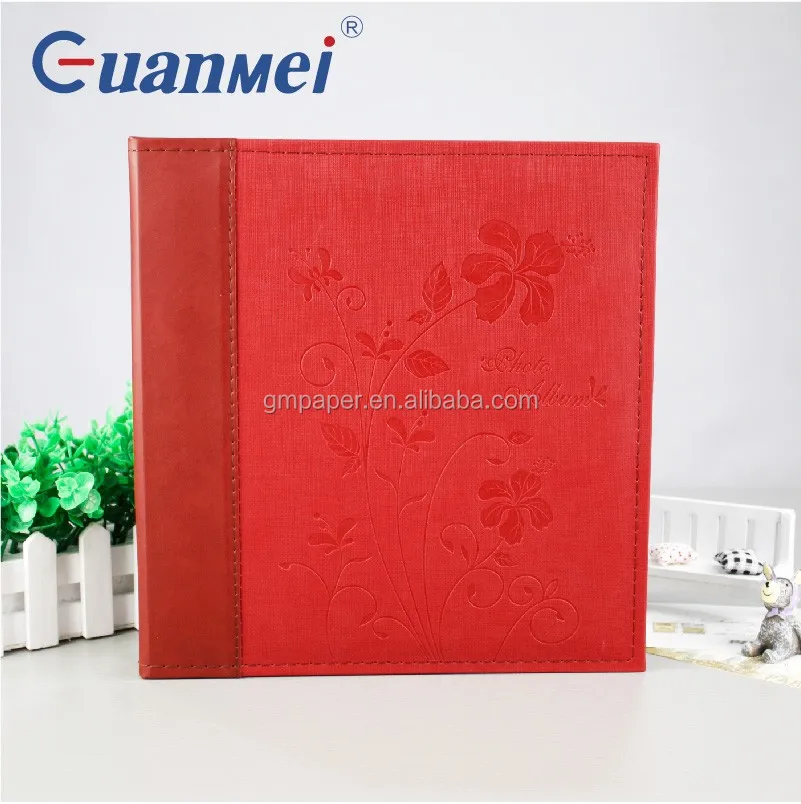 Wholesale Cheap Leather Photo Album 10x12 Post Bound Self Adhesive