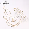 MTA3904 simple fashion cowry shell layer anklet