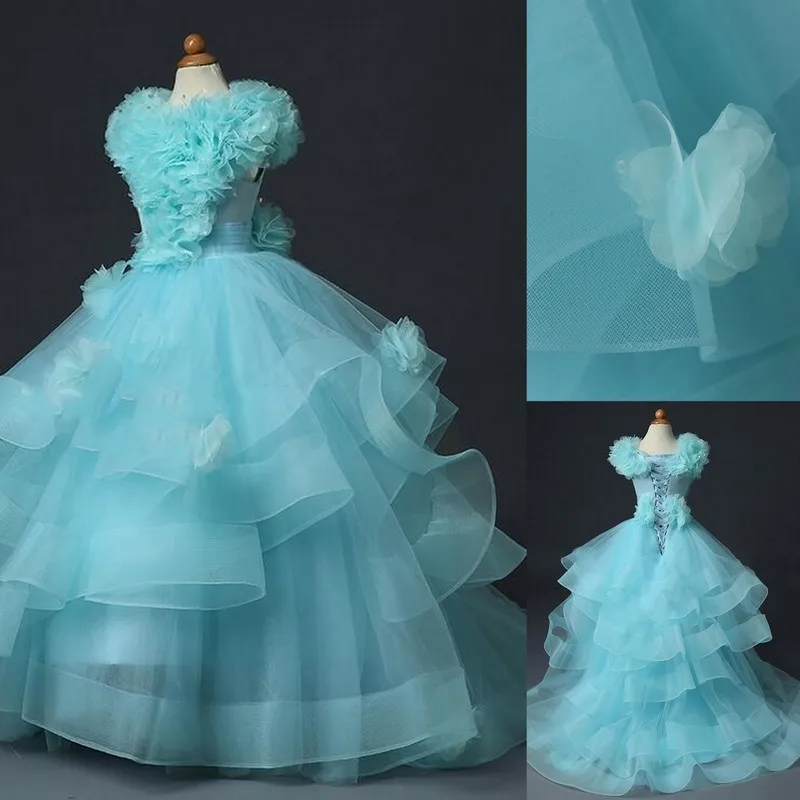 Nx1645 手作り花トップとスカート高価なパーティープリンセスドレスフラワーガールのドレス 16 Buy ガールのドレス 装飾手作りの花の ドレス プリンセスドレス Product On Alibaba Com