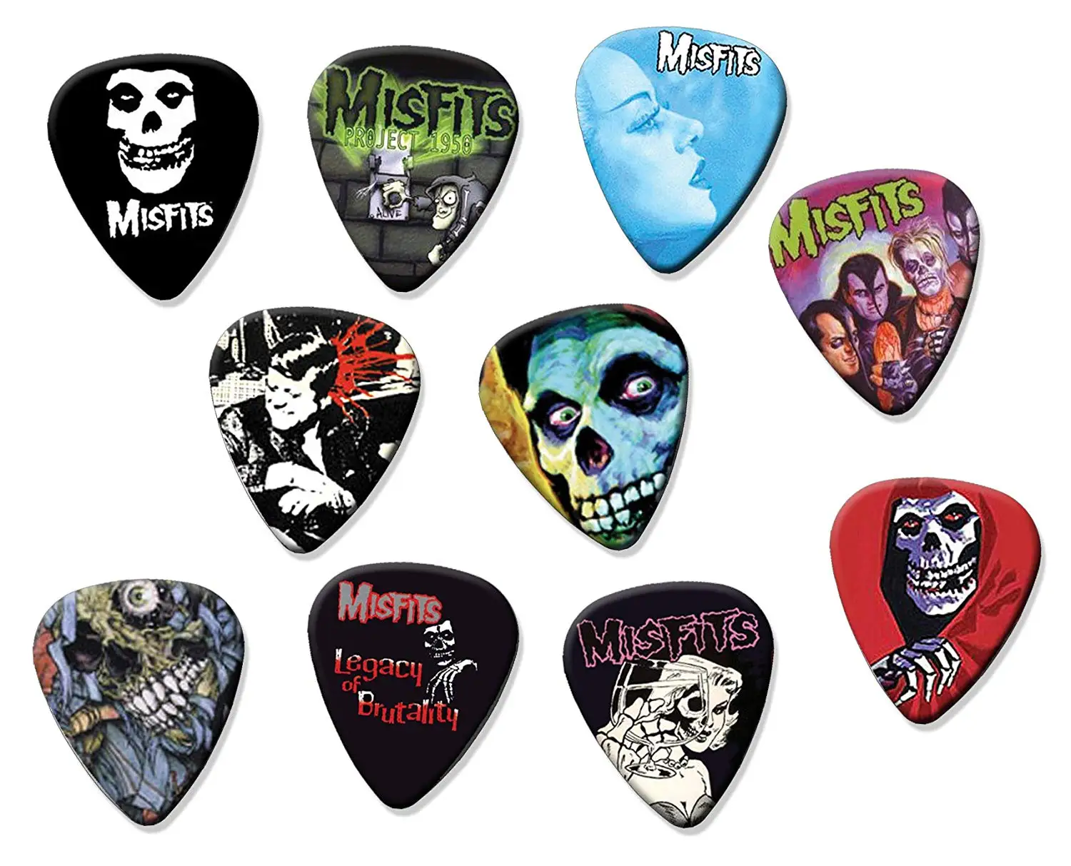 Def Leppard Code A5 Set of 10 Electric Acoustic Guitar Plectrums