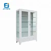 Four Tier Library Glass Double Doors Free Standing File Steel Storage Cabinet