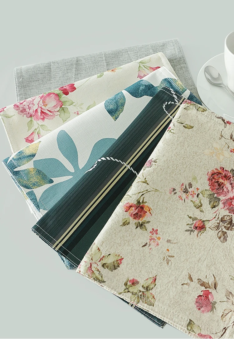 Waterproof Wedding Place Mats Luxury Placemat Hotel Dining Table Mat