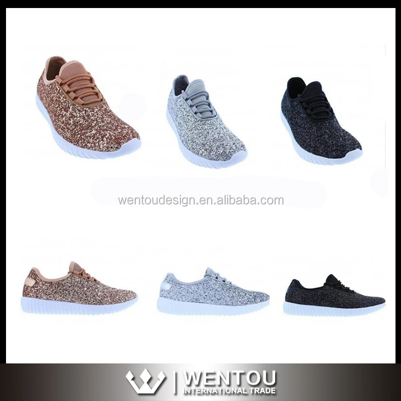 glitter tennis shoes wholesale