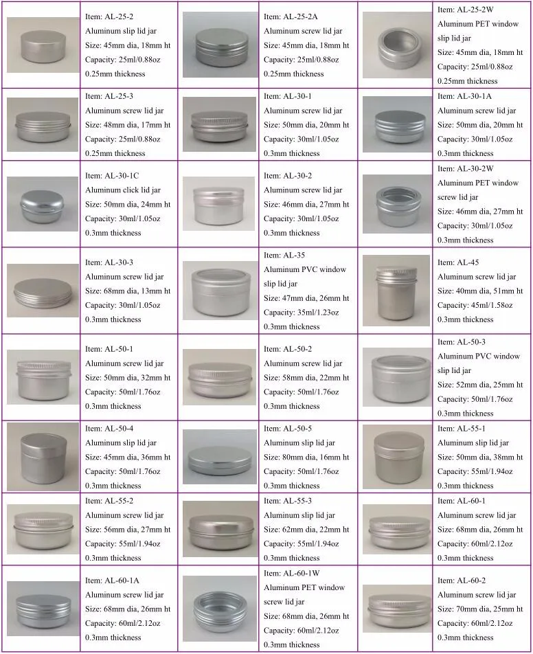 wholesale round aluminium tin