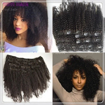 Best Quality 4oz 3 5oz Remy 4c Afro Kinky Curly Human Hair Weave