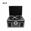 high end Portable suitcase turntable tape vinyl record cd player