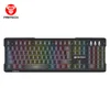 Fantech K612 RGB Visual Effect Wired Gaming Keyboard with Rainbow LED Backlit Metal base