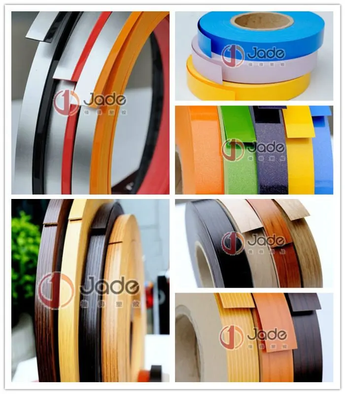 Bicolor Edge Banding,Wood Grain Edge Banding,Solid Color Edge Banding