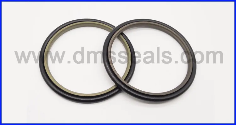 product-construction machinery excavator hydraulic HBTS rod step seal with nbr o ring-DMS Seal Manuf-1