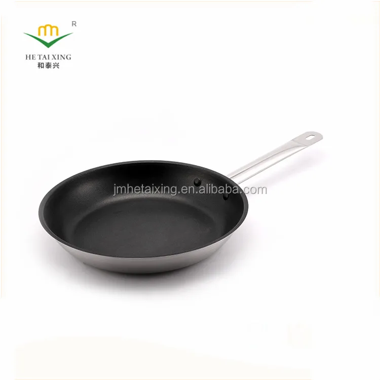 large steel frying pan