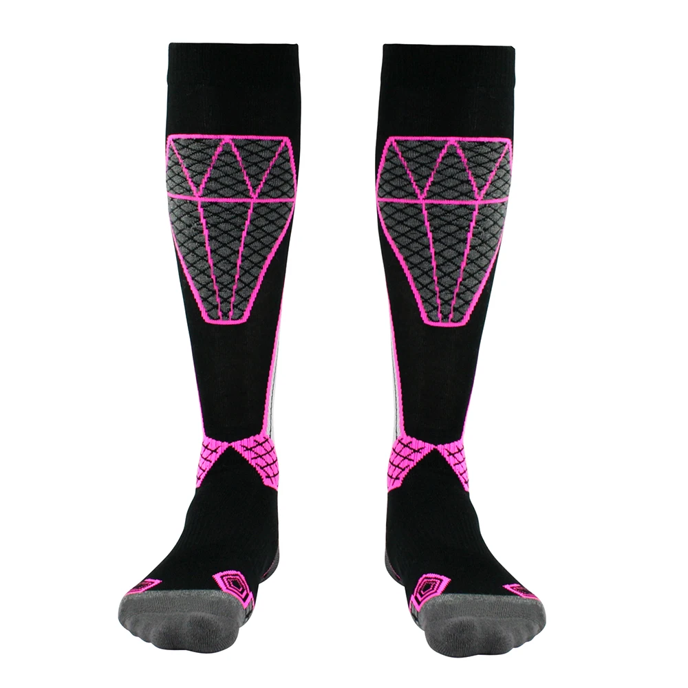Breathable Beautiful Slave Wool Keep Warm Womens Knee High Ski Socks