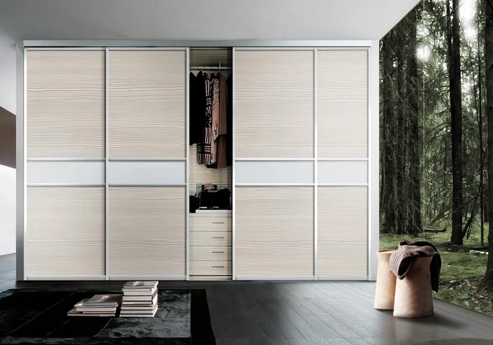 Aluminum Cupboards Different Color Sliding Door Wardrobe - Buy 4 Door