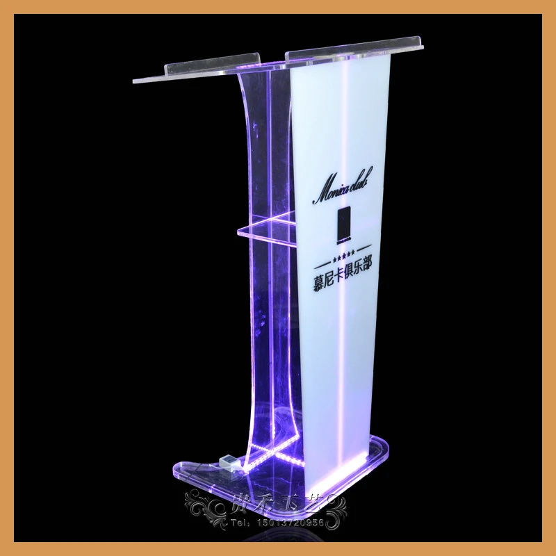 Acrílico Atril Podio,Púlpito De La Iglesia. 2015 Nuevo Modelo Podio Con