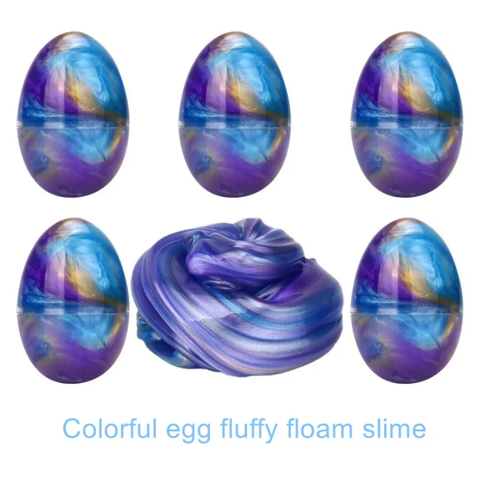 Galaxy Fluffy Slime Fluffy Slime Putty Magic Fluffy Slime Diy No Borax