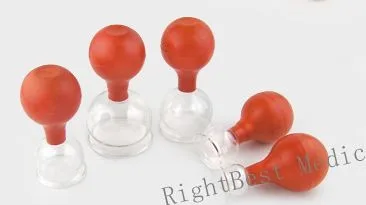 Hot Sale Traditional Chinese Medical Silicone Suction Massage Cupping set