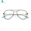 Ce Spectacle Eyeglasses Sunglasses Popular Metal Aviation Optical Frames Wholesale