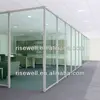 clear glass sound proof partition walls