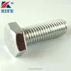 Grade 4.8 Galvanized Hexagon head GB30 Bolt with full thread