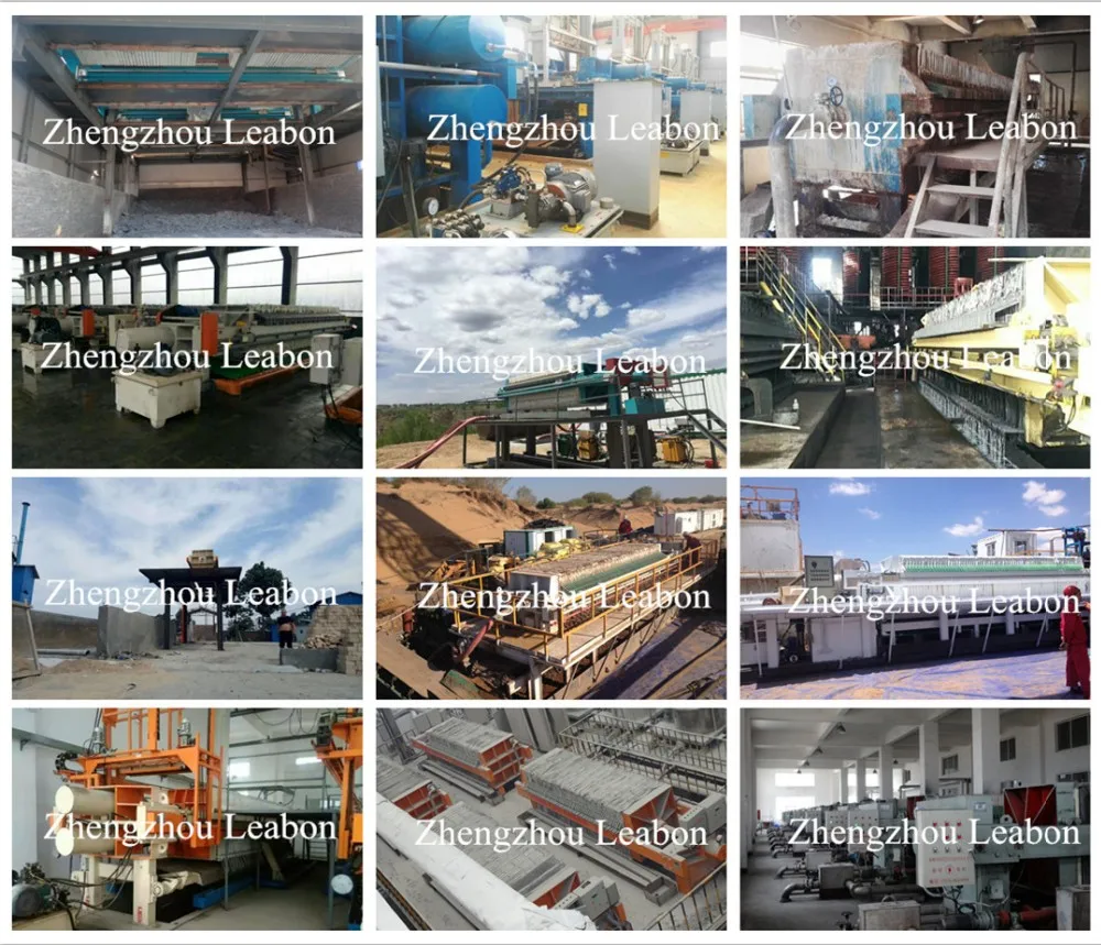 Various applications of filter press