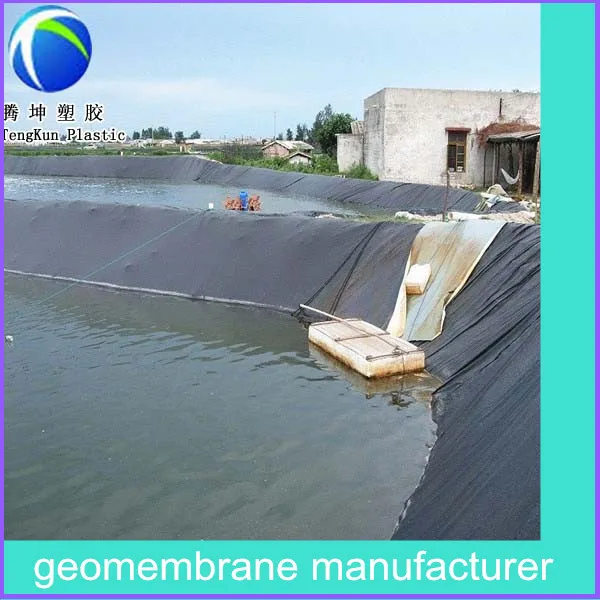Fish Farming Equipment Virgin High Density Polyethylene Blue Pond Liner