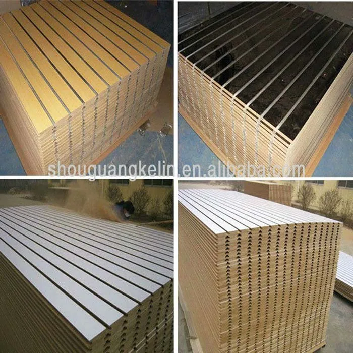 75mm Spacing 14 Slot Mdf Slat Wall Panels With Aluminium Inserts Buy