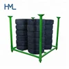 Folding adjustable storage metal car tyre pallet racking