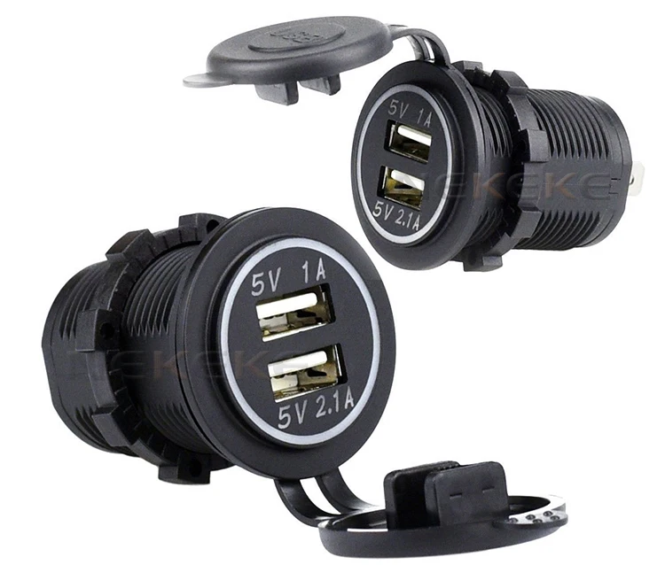 car parts LED blue dual lights switch