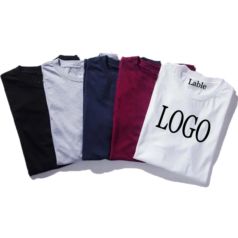 
Custom short sleeve 100% cotton printing blank t-shirt men in clothing manufacture 