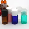 5ml sample PET flip top cap portable empty liquid/lotion bottle in multi color