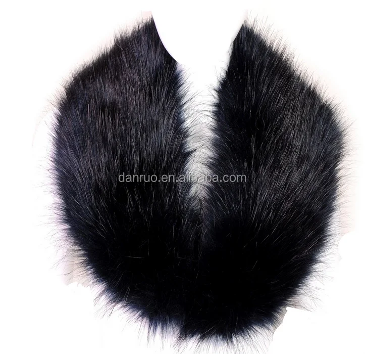 detachable real fur collar