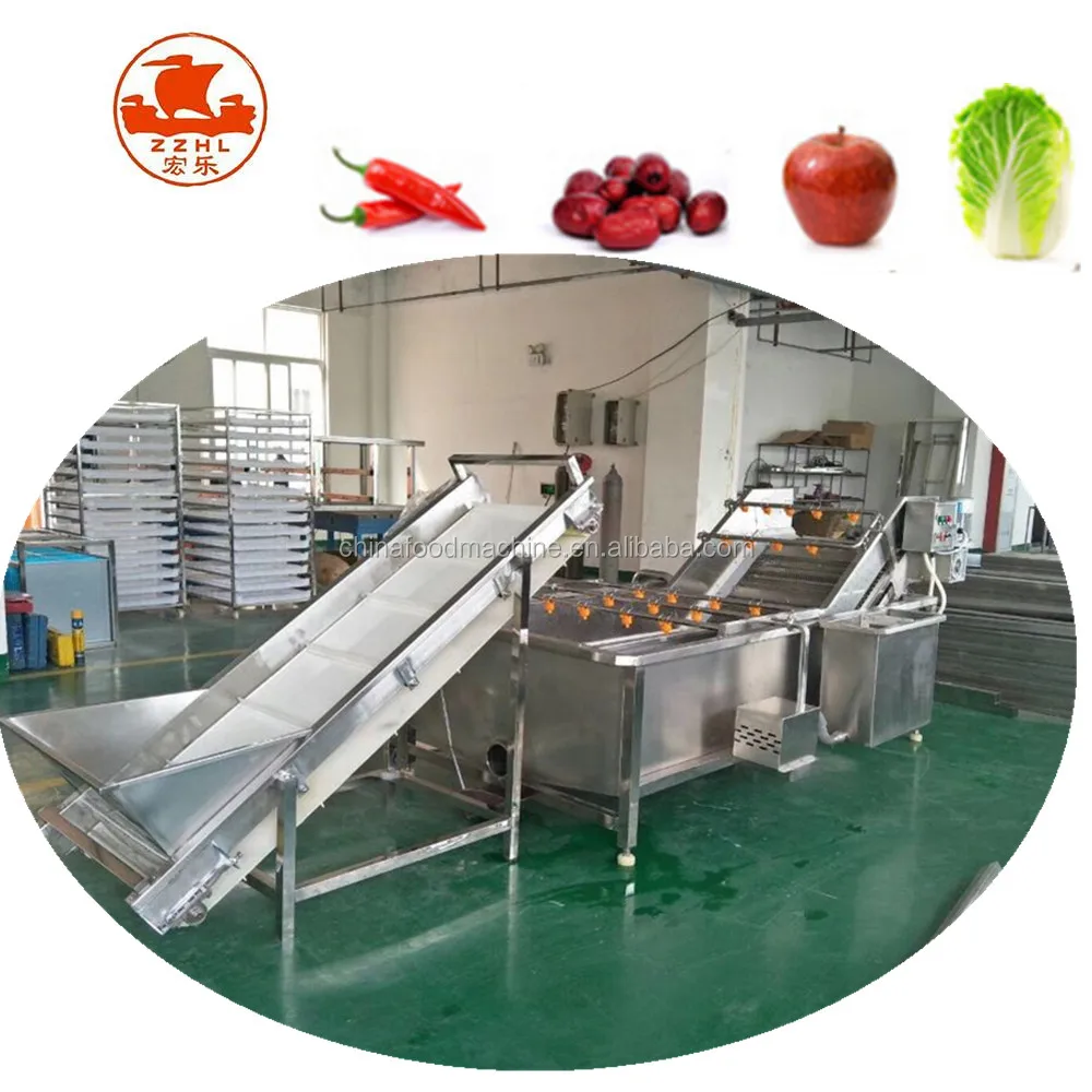 Asparagus Washing Machine/fruit Washing Production Line/vegetable