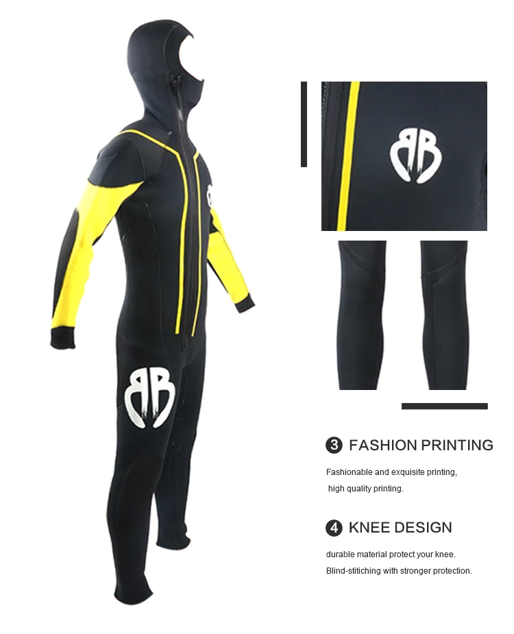 Divestar 7mm Imported Material Soft And Durable Cr Neoprene Dive Scuba