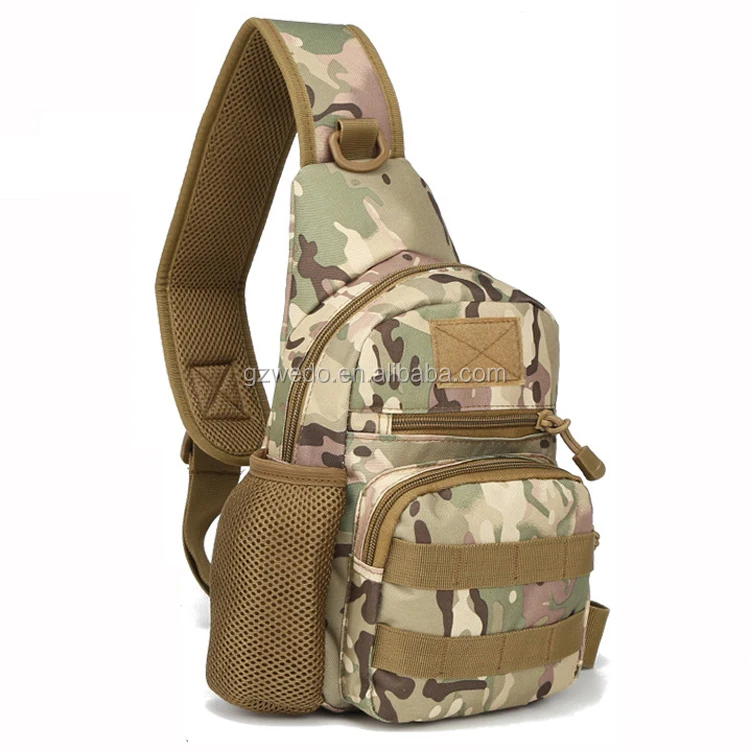 Men Tactical Sling Chest Bag Pack Waterproof Army Military Sling Bag ...